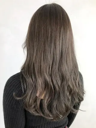 セミロング カラー パーマ ヘアアレンジ ITbyALBUM 中野店のヘアスタイル