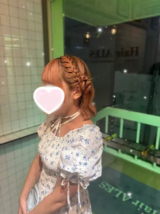 ミディアム さくら 🌸エクステのヘアスタイル