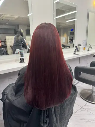 ロング カラー パーマ ヘアアレンジ メンズ キッズ 韓国系🇰🇷🩶 艶暗髪/MEIのヘアスタイル