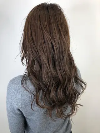 ロング カラー 鍵谷 公宏のヘアスタイル