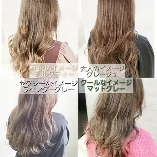 ミディアム カラー ミルクティー特化 🌈島内　琢真🌈のヘアスタイル