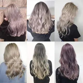 セミロング カラー ヘアアレンジ パーマ マツエク・マツパ ネイル アイブロウ カラー特化サロン大阪 ルービック江坂/新城のヘアスタイル
