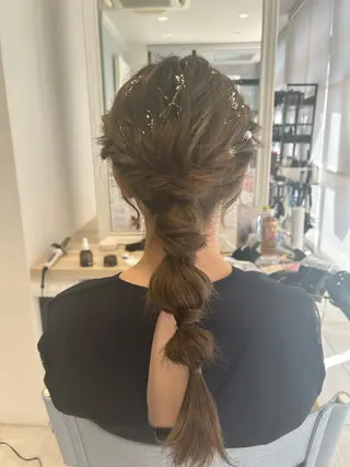 ロング 《.Xian》ミサキ /艶髪/メンズパーマのヘアスタイル