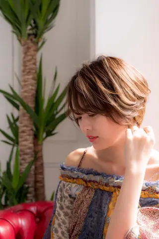 ショート カラー 髪質改善/艶髪 永山のヘアスタイル