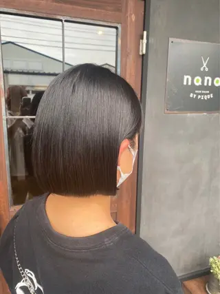 ミディアム 鈴木 未歩のヘアスタイル