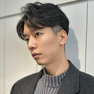 ショート カラー パーマ メンズ 朝楽メンズパーマ 🥇メンズカット吉田のヘアスタイル