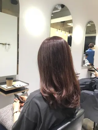 セミロング カラー ✨あなたのお悩み解消 美容師✨TOMOKAのヘアスタイル