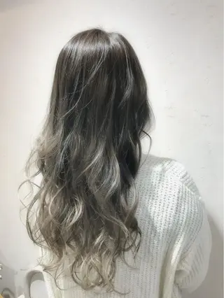 ロング カラー パーマ ヘアアレンジ 縮毛矯正/美髪 髪質改善/石田幸輔のヘアスタイル