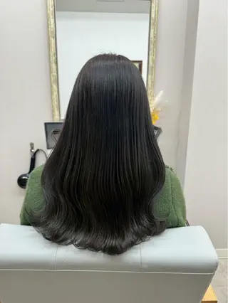 ロング カラー luna ayane ／透明感カラーのヘアスタイル
