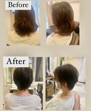 ショート 心斎橋美容室 ARCHEあやかのヘアスタイル