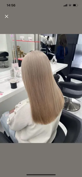 セミロング ‎🤍札幌ハイトーン 🤍シンゴのヘアスタイル