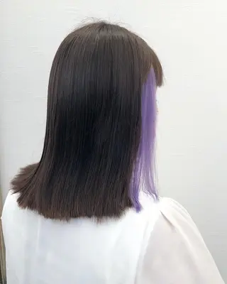 カラー ツノガイ エリのヘアスタイル