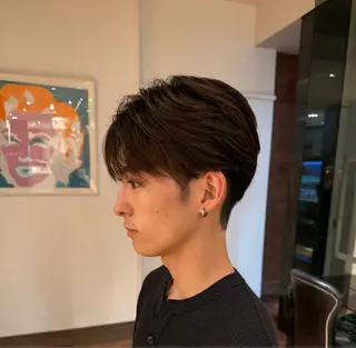 ショート メンズ SARA山口caz カット/パーマのヘアスタイル