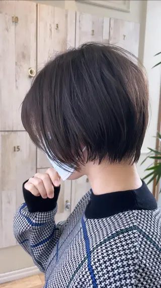 ショート カラー パーマ KAKKY/ショート レイヤー/千種/池下のヘアスタイル