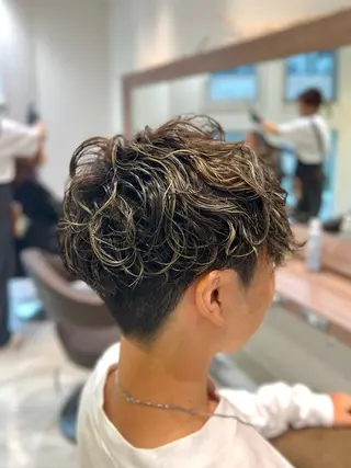 パーマ メンズ Yuka/Aujua ソムリエ/髪質改善のヘアスタイル