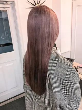 ロング ベージュ＊Spica 【ミルクティー】のヘアスタイル