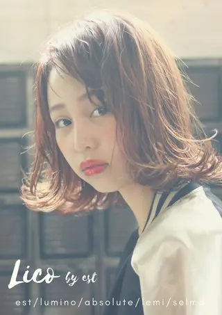 ミディアム パーマ カラー ⛑️髪質改善請負人 ⛑️ヤマザキタカヒトのヘアスタイル