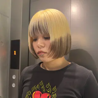ショート カラー 柔め透明感血色カラー 暖色/レイヤー/ゆいのヘアスタイル