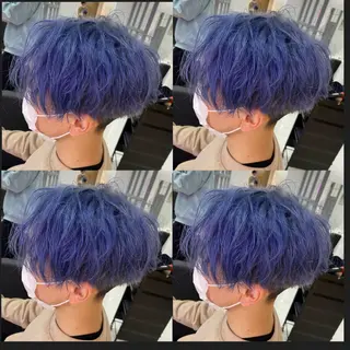 ショート 🔥メンズパーマ 特化 渡辺一翔のヘアスタイル