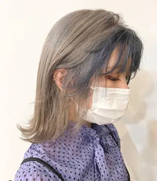 ショート カラー 🩷ハイトーン透明感 レイヤー🩷ユリカのヘアスタイル