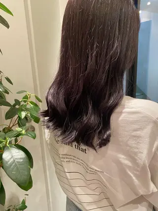 セミロング カラー riria/ボブ /透明感カラー🎀のヘアスタイル