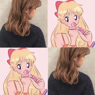 セミロング 天神レイヤーカット No.1💖マユカのヘアスタイル
