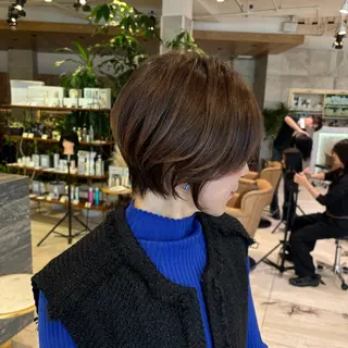 ショート 大人ショート特化/ カットモデル/表参道のヘアスタイル