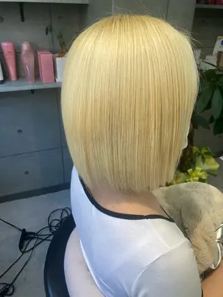 ショート 髪質改善☺︎縮毛矯正 ふじい まりんのヘアスタイル