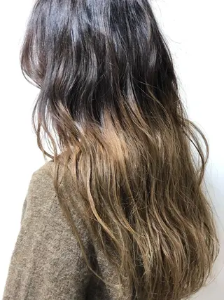 ロング FLAPPER所属・コテ巻きパーマ /パーマ/亀井のヘアスタイル