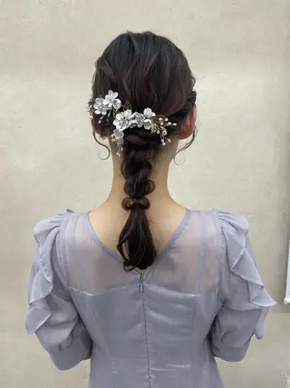 ヘアアレンジ メンズパーマ🔵 ブリーチ✨原田慎也のヘアスタイル