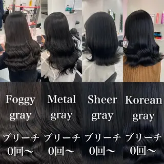 ロング カラー ヘアアレンジ レイヤー×透明感カラ ーHAYATOのヘアスタイル