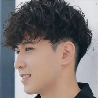 パーマ メンズ 安部 真弘のヘアスタイル