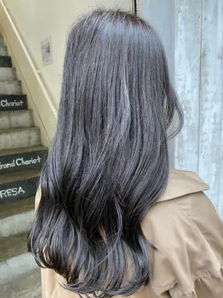 ロング カラー Sia中野新橋　店長 田中　優莉乃のヘアスタイル
