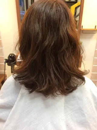 ミディアム カラー 村田 淳のヘアスタイル