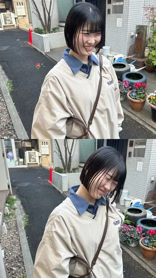 ショート じゅわっと暖色カラー 🍊Moemiのヘアスタイル