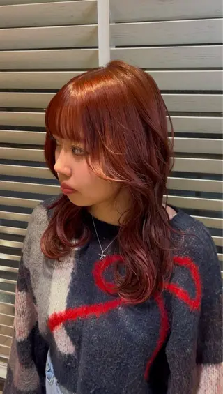 ロング カラー カットモデル様 募集中のヘアスタイル