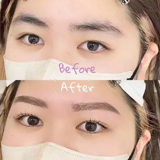 マツエク・マツパ アイブロウ 𝙈𝙊𝙔𝙐🎀 韓国風/束感まつ毛のマツエク・マツパデザイン