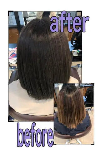 ミディアム カラー 池田 成秀のヘアスタイル