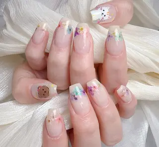 ネイル 🎀も ものネイルデザイン