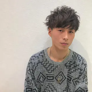 ショート カラー メンズ Vir by browのヘアスタイル