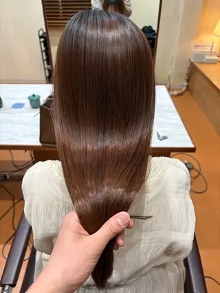 ロング パーマ 京都/カラー/松野 翔のヘアスタイル
