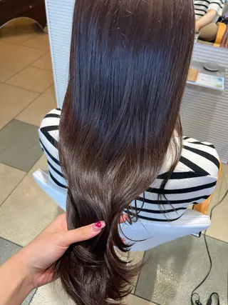 セミロング ☁️彦坂唯有/ 透明感カラー☁️のヘアスタイル