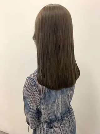 セミロング カラー ParveMix🍀 藤原愛未のヘアスタイル