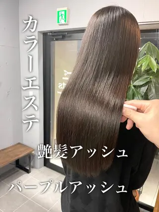 ロング カラー 松永 雄樹のヘアスタイル