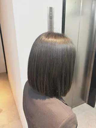 ミディアム 佐々木 輝人のヘアスタイル
