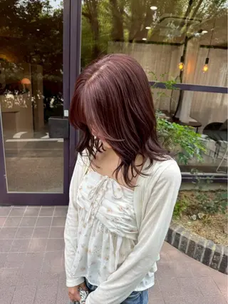 カラー YOKE /桃山台 /iori‎✦.˚◦のヘアスタイル