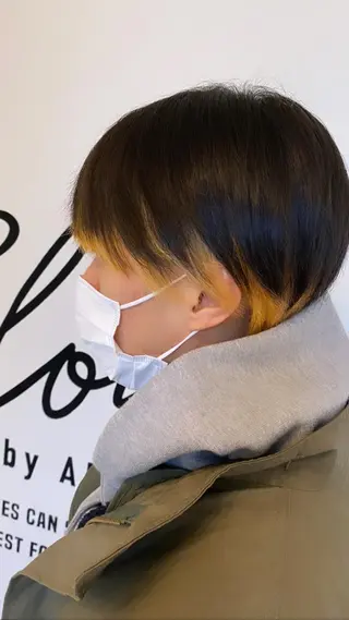 ショート glowm店長 加藤翔太のヘアスタイル