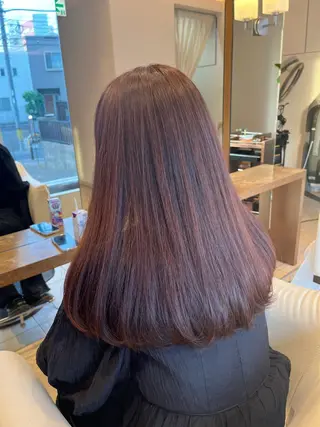 ロング カラー 山田 梨乃のヘアスタイル