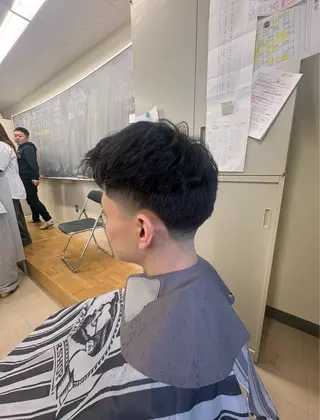 ショート メンズ FRANK'S BARBER RESERVE 人形町店所属・森谷 迅のヘアスタイル