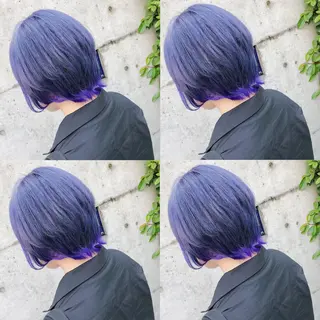 ショート カラー ヘアアレンジ メンズ キッズ 💟Chloe原宿店 🩶ハイトーンのヘアスタイル